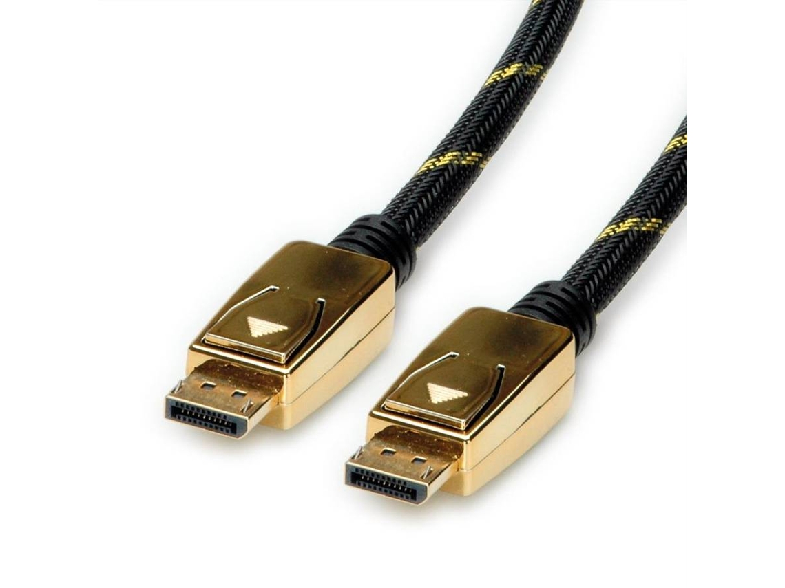 Cable ROLINE GOLD (DisplayPort - 1m - Negro)