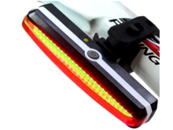 Luz trasera para bicicleta Yizhood ultrabrillante, recargable por USB (negra)