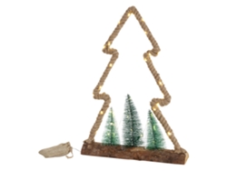 LED decorativo yute árbol de Navidad árbol de Navidad decoración navideña árbol ECD