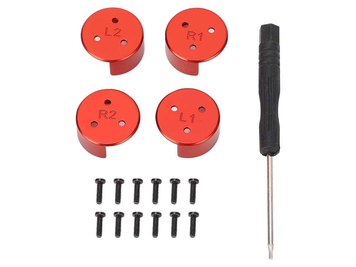 4 Protectores De Motor Para Dron Avata 2 En Aleación De Aluminio Con Accesorios - Rojo