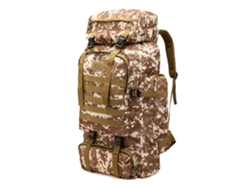Mochila impermeable de camuflaje de 80 l para escalada, senderismo y acampada.