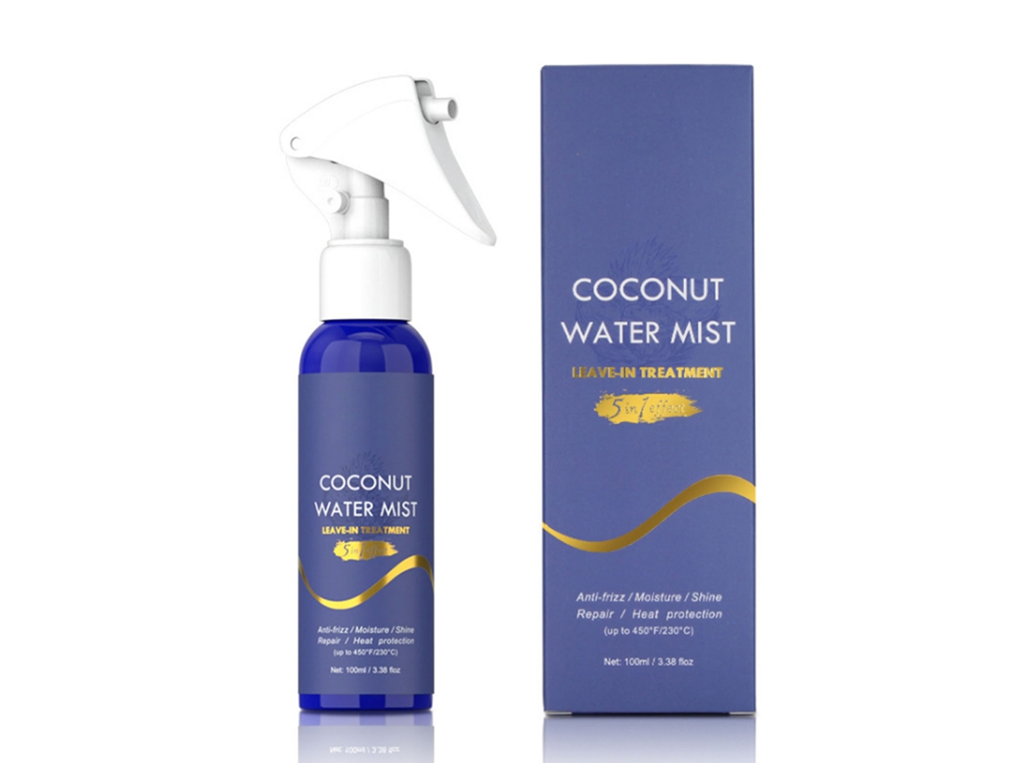 Aceite Esencial Capilar 5 En 1 Hidratante Para Cabello Ondulado Rizado Cacheado Portátil 100ml