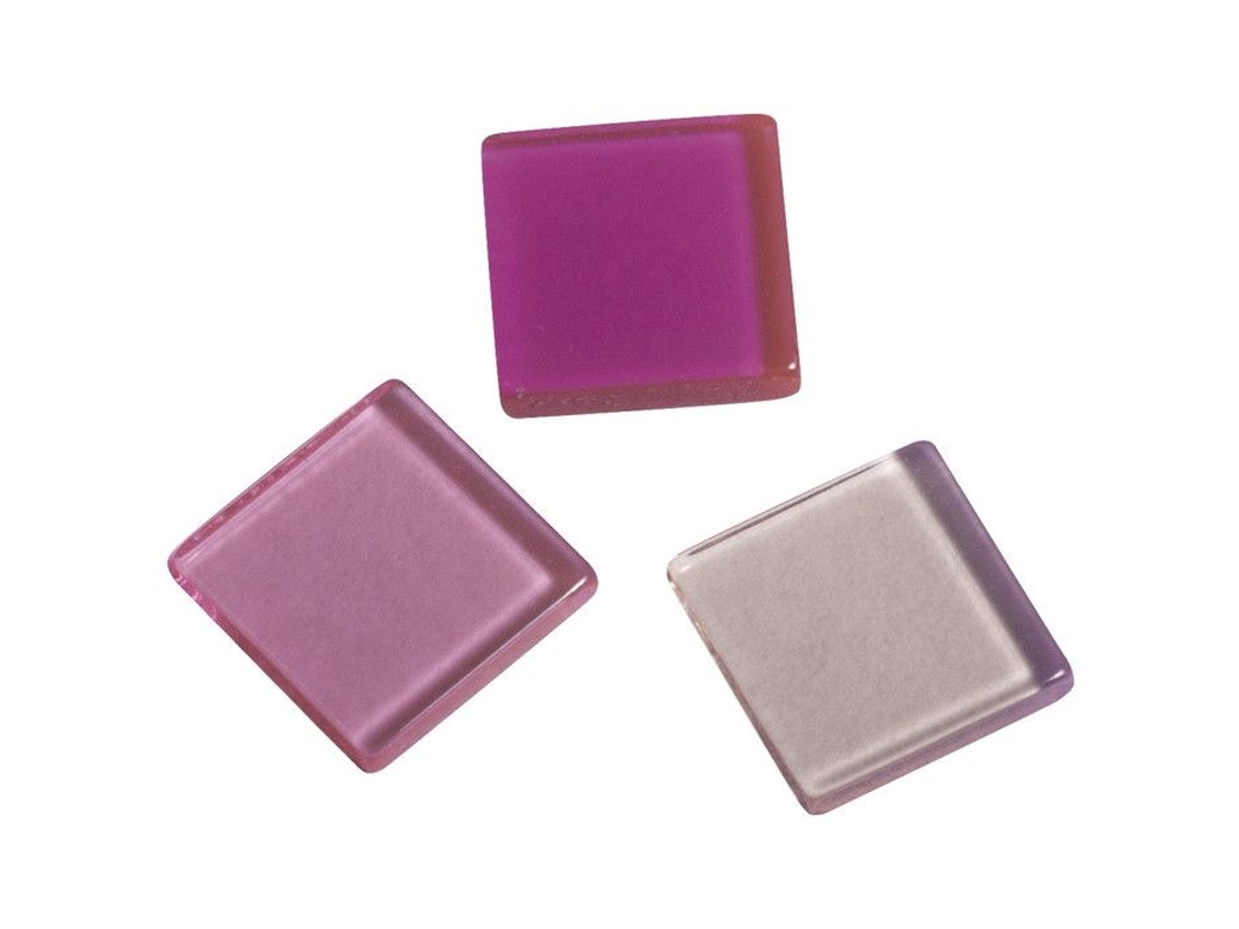 Mosaico Acrílico 1 cm Transparente Rosado 205 Piezas 50 G Rayher