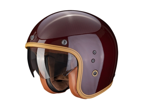 Casco jet Scorpion Belfast Carbon evo SOLID