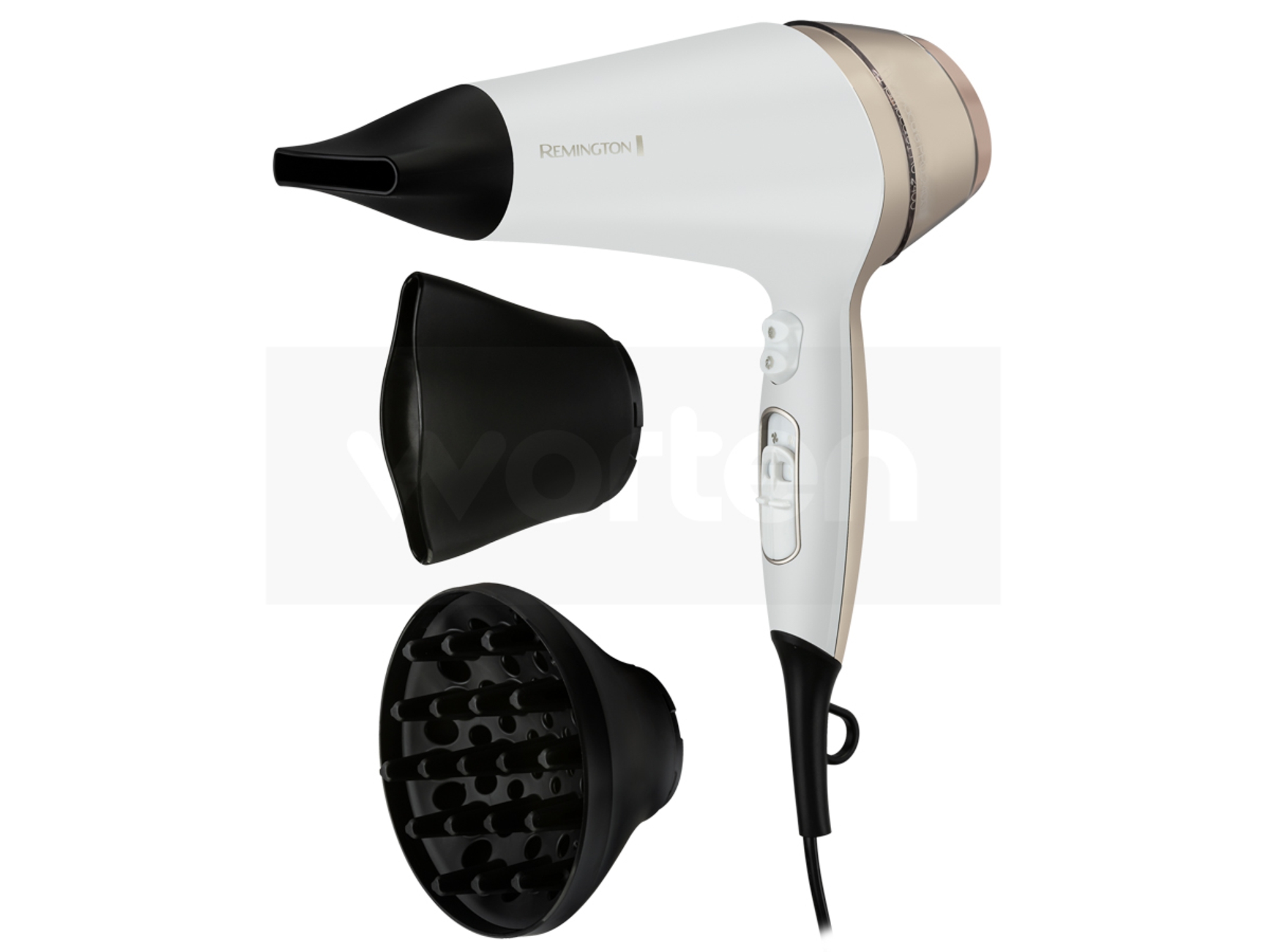 Secador de Cabello REMINGTON Pro D5720 (2400 W - 3 Niveles de temperatura)