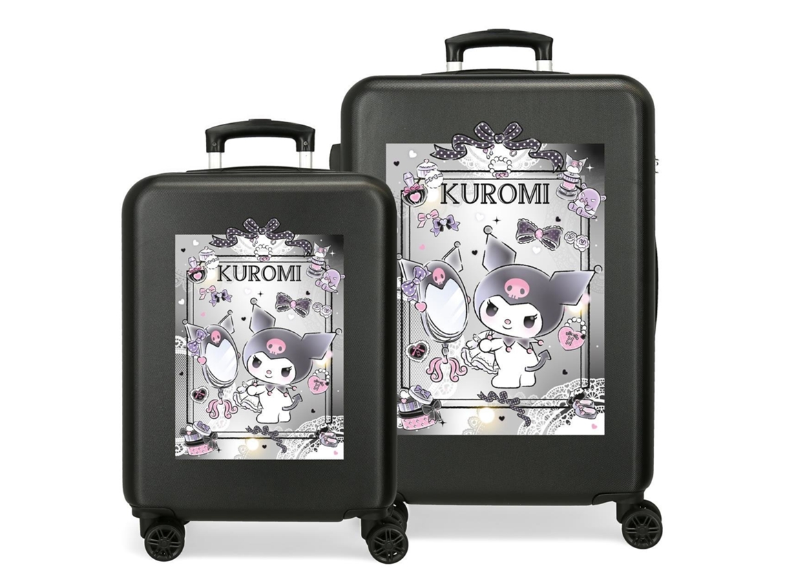 Bolsa de abdominales Kuromi Dream Closer con capacidad de 68,77 l, color negro, Sanrio
