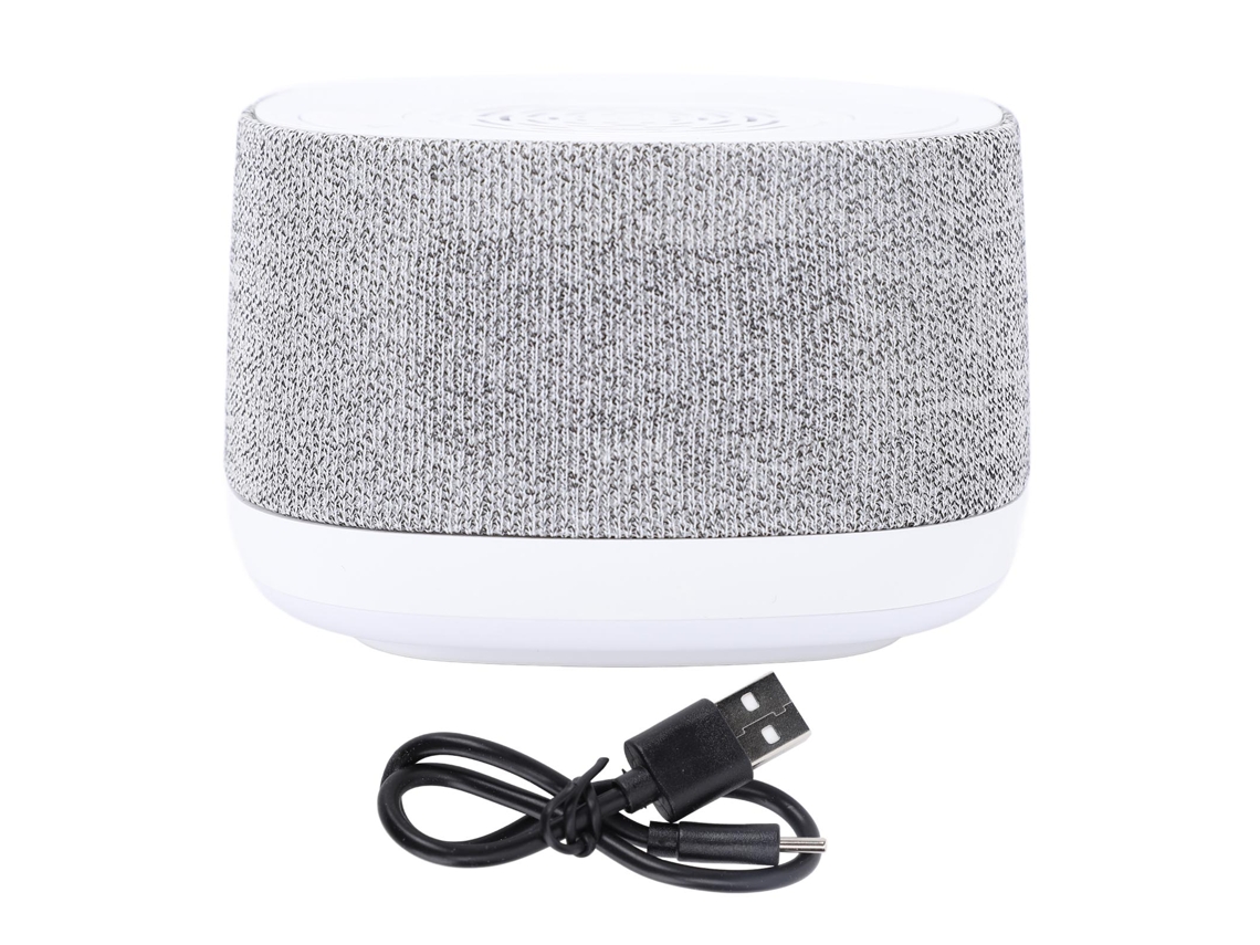 Máquina De Ruido Blanco Para Dormir, 14 Sonidos Relajantes, Bluetooth 5.4, Recargable, Luz Pulsante, Para Adultos Y Bebés, Color Blanco.