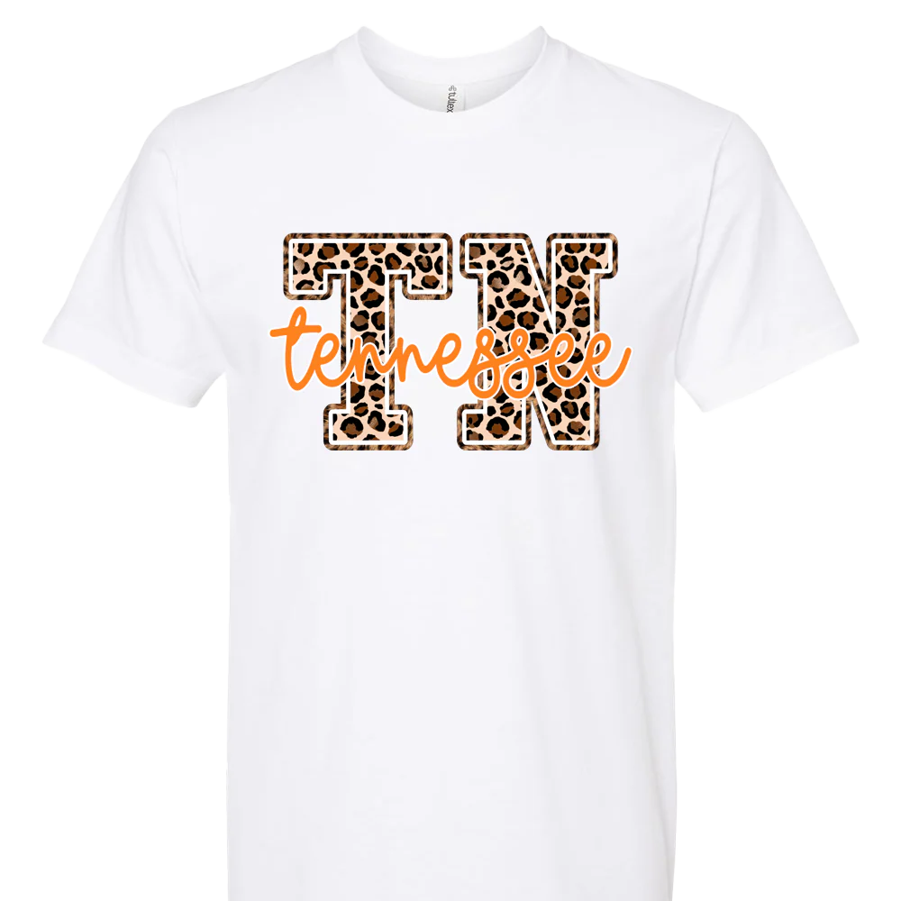 Camiseta unisex Tennessee Leopard Rockinstone Talla:s