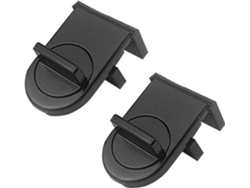 Conjunto De 2 Cerraduras De Hierro Negro Anti-pinchazo Para Puertas Y Ventanas Limitador De Seguridad Anti-robos