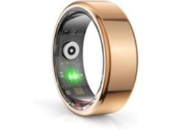 Smart Ring Fitness Tracker Salud Frecuencia cardíaca Oximetría Monitoreo de ejercicios del sueño Compatible con iOS y Android Oro rosa 11# NISSGU