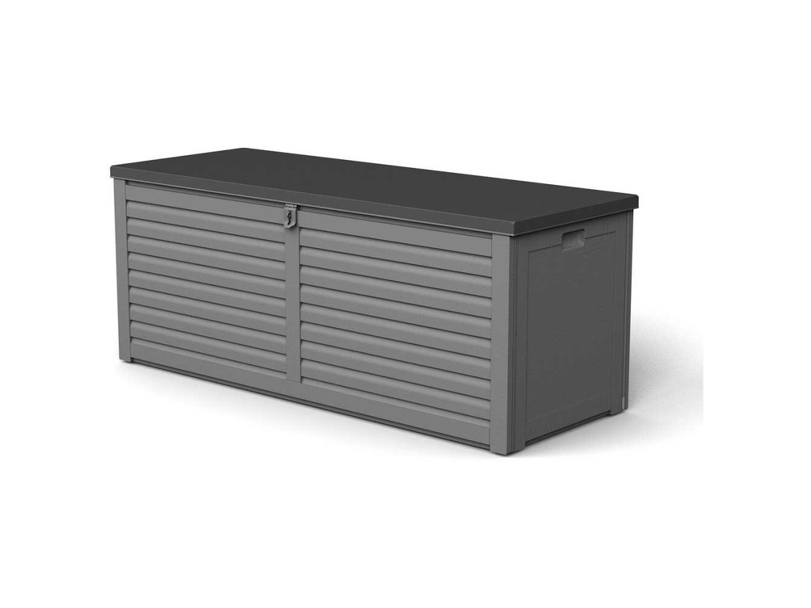 Caixa de Armazenamento Ao Ar Livre de Resina Lift 390L Cinzento 143.5 X 53.4 X 56.8 Cmgardiun