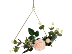 Arcos De Metal Dorado Con Corona Floral De 20 Cm, Marco Geométrico Para Bricolaje, Decoración De Pared.