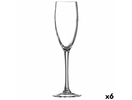 Copa de champán Luminarc La Cave Transparente Vidrio (160 ml) (6 Unidades)