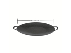 (30 Cm) Sartén Para Barbacoa Antiadherente Redonda De Estilo Coreano, Adecuada Para Viajes Al Aire Libre Y Campamentos.