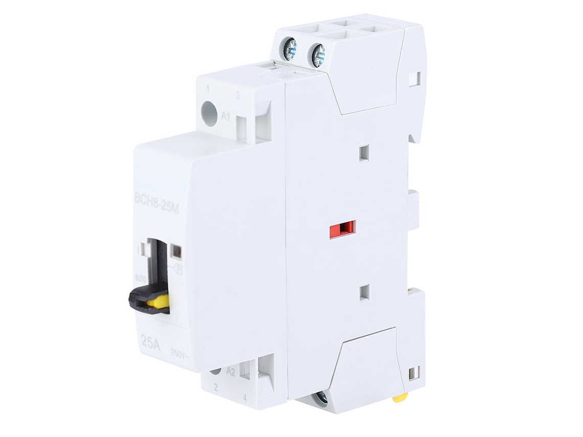2026dz-contacto Modular Doméstico 2p25a Con Función De Control Manual 230v 50/60hz (1no 1nc) Bch8-25m