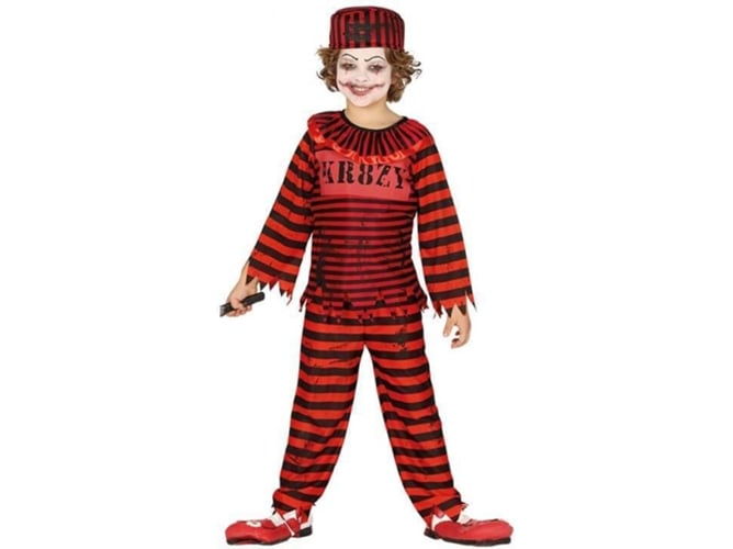 Disfraz de Niño DISFRAZZES Payaso Preso (Talla: 10 a 12 años)