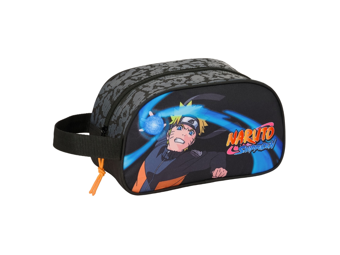 Neceser de viaje Naruto negro 26 x 15 x 12 cm