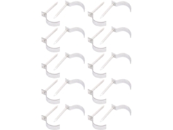 20 piezas de clavos de fijación para tuberías de acero al carbono, de un solo lado, para diámetro de 32 mm, CHABERLU