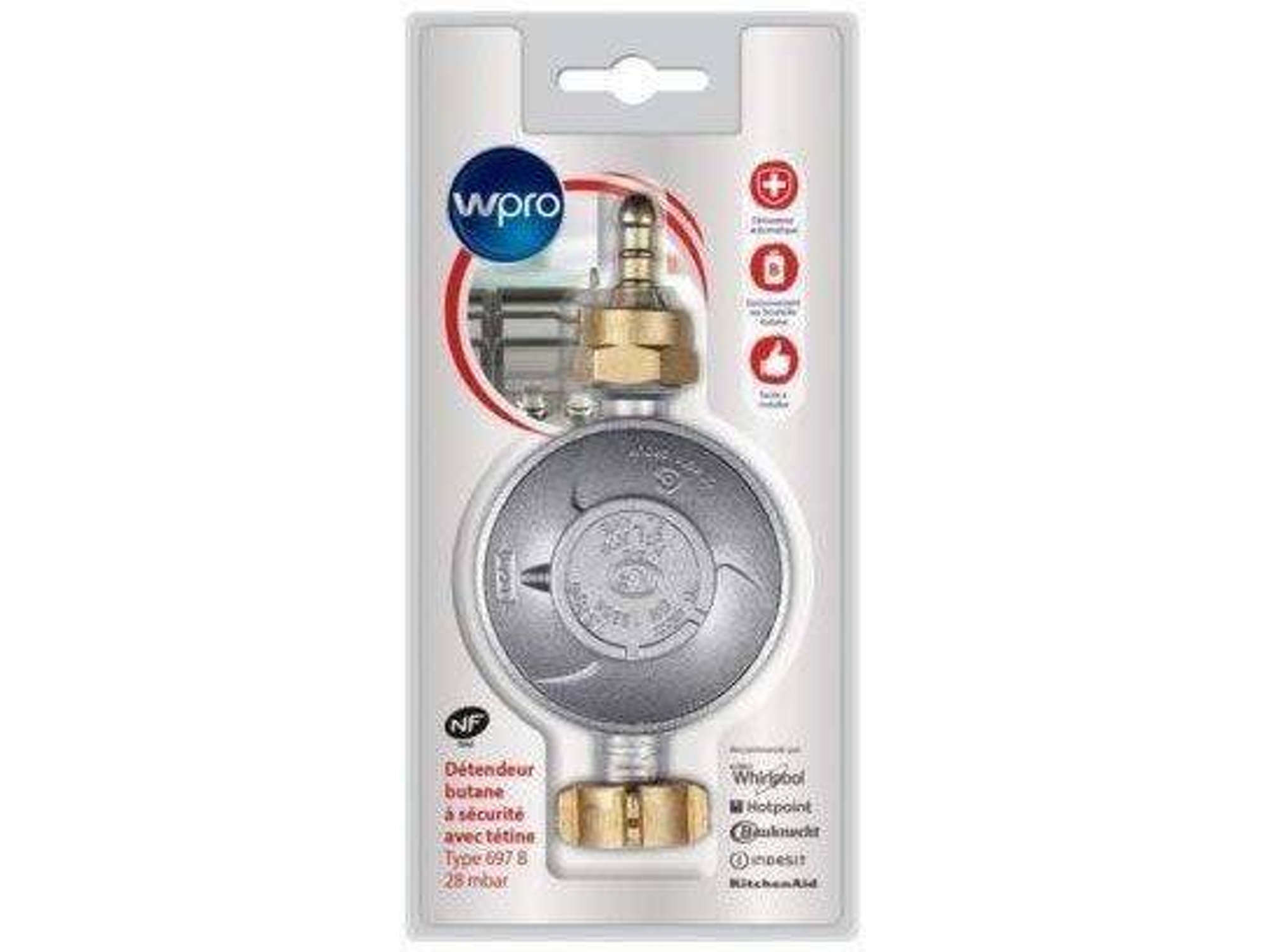 Regulador de Gas de Placas WPRO DBB028