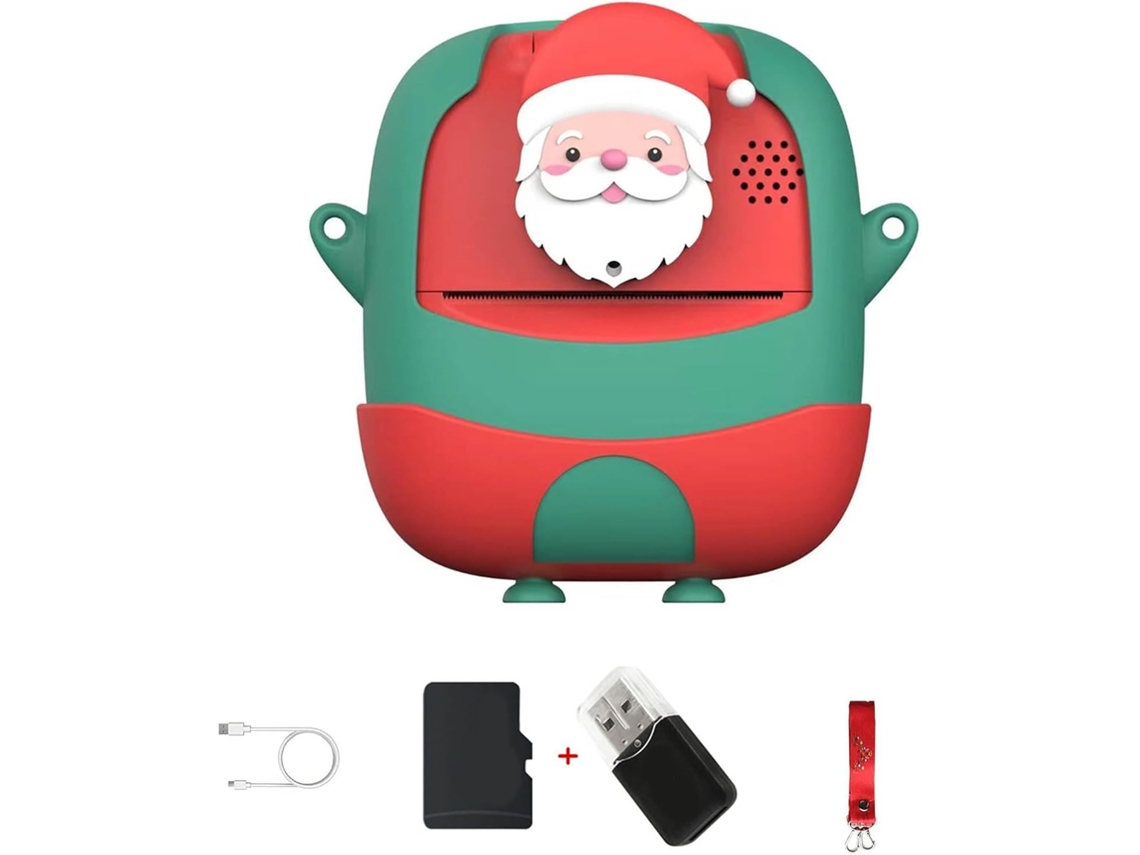 Cámara Digital Infantil, Pantalla De 2 Pulgadas, 6 Tomas De Vídeo 1080p, 5 Modos, Tarjeta De 32 Gb, Impresión.
