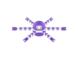 Ats-juguete Transformable Giróscopo Robot Cadena Diy Mecánico Espiral Deformable Antiestrés Para Niños Y Adultos