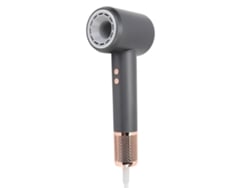 Secador De Cabelo Iônico Negativo 110000rpm 600m Iões Vento Quente/frio Silencioso Portátil Com Bico Magnético Preto Ouro
