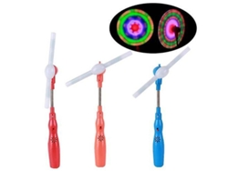 1 Molino De Viento Led De Juguete Con Luces Intermitentes Y Música, Regalo Para Niños, Color Aleatorio, Tvh