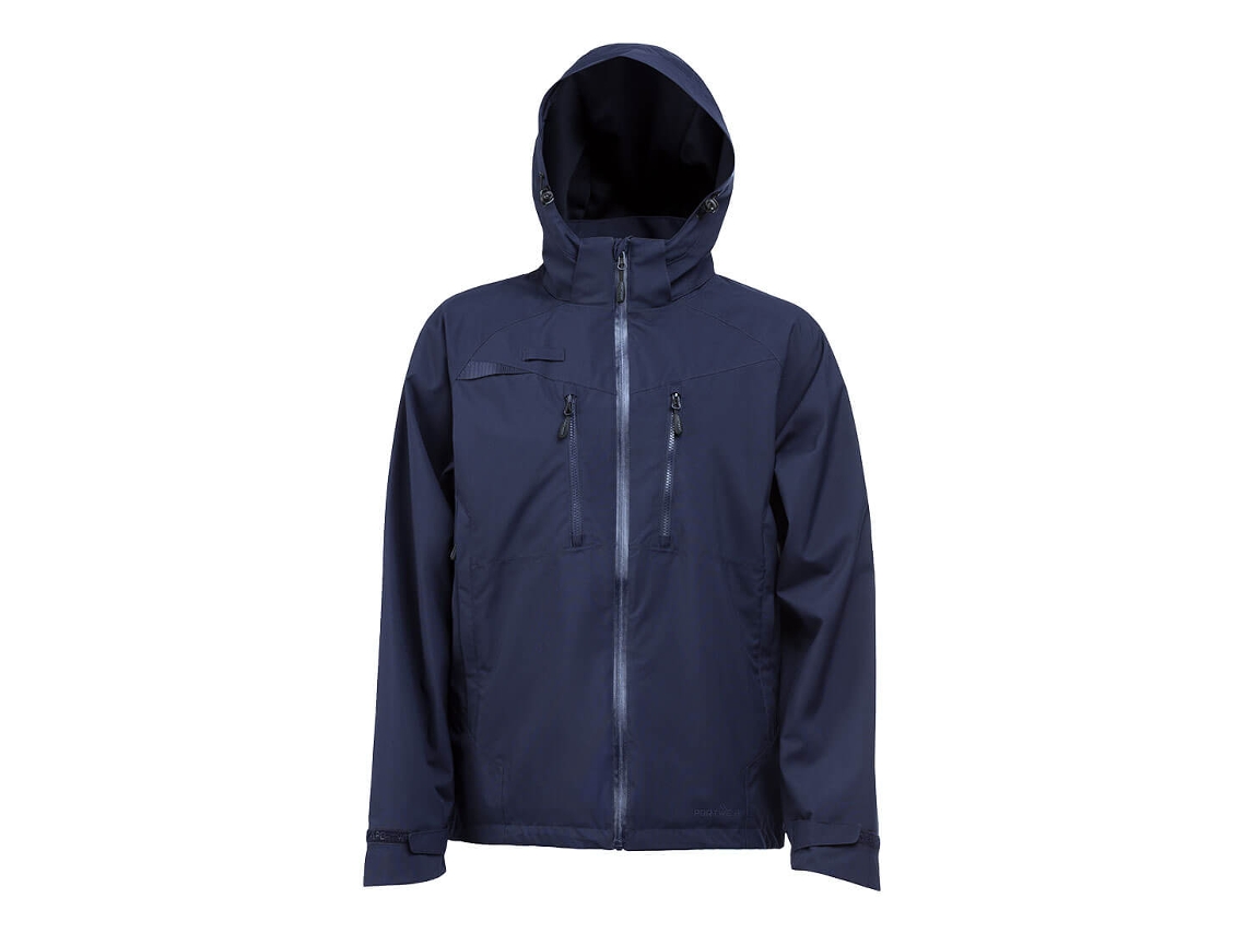 Impermeable de aventura Portwest Dx4 impermeable y transpirable / Azul marino / M