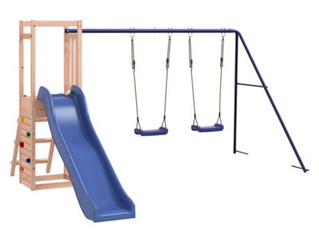 Parque Infantil De Exterior VIDAXL Marrón Madera