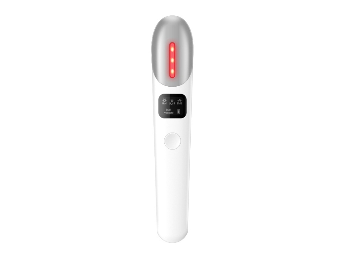 (blanco) Masajeador Ocular Microeléctrico Para Ojeras Y Arrugas.