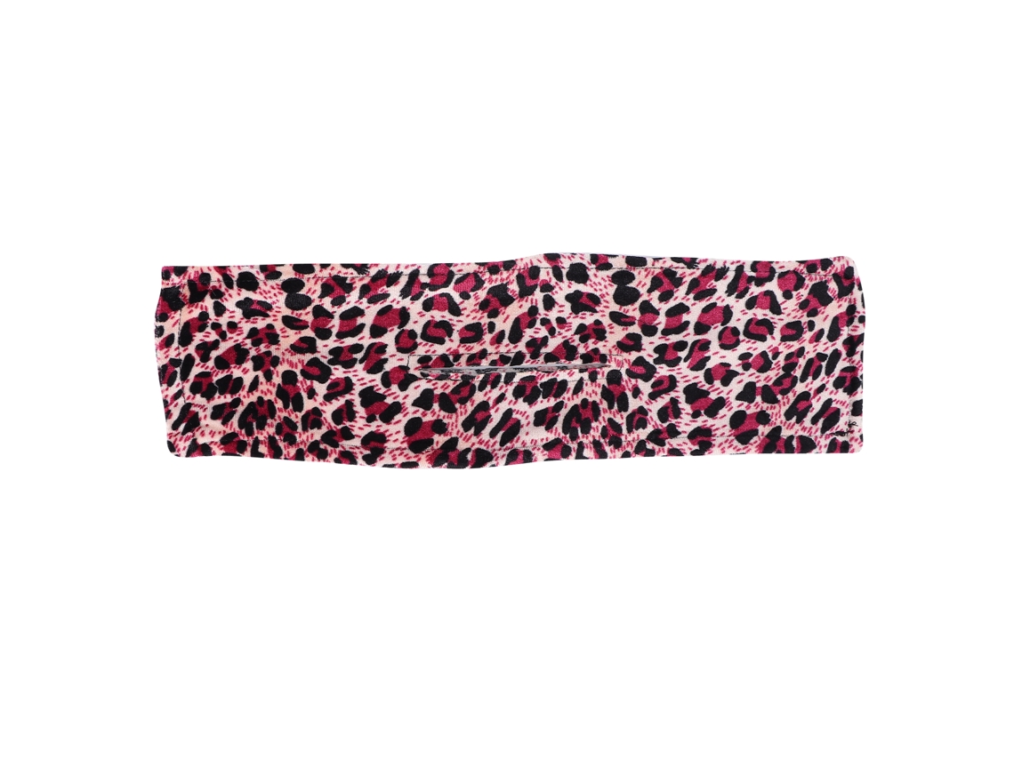 Vlrla-leopard Print Bowknot Cabelo Braiding Styling Tool