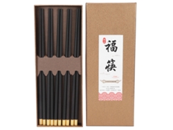 Juego De 5 Pares De Palillos Chinos Reutilizables, De Estilo Tradicional, Para El Hogar, Hoteles, Restaurantes Y Como Regalo.