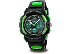 Reloj de pared infantil GOKOCO con estampado de oso.