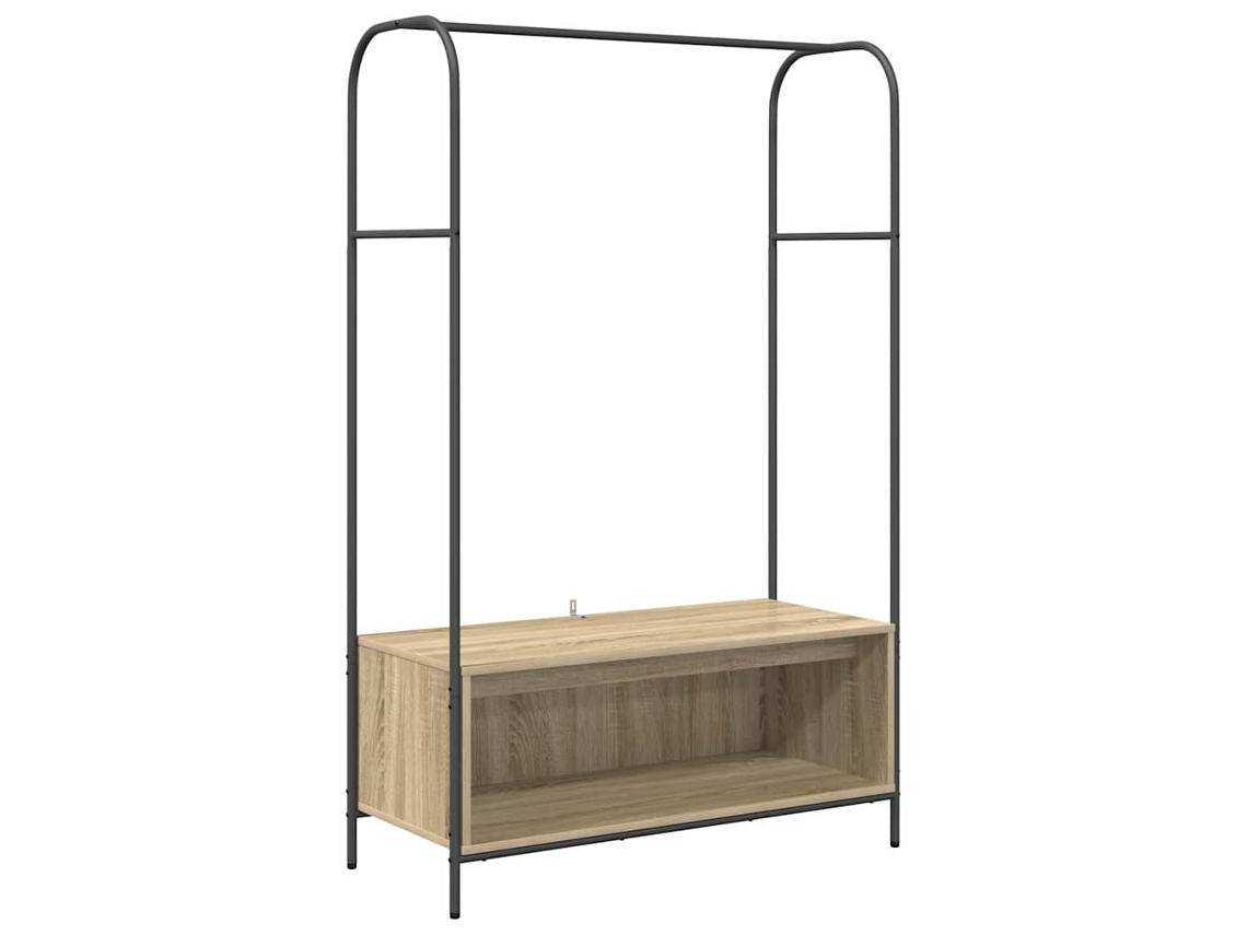 Maison Exclusive - Perchero Para Ropa Roble Marrón 100 X 44 X 160 Cm