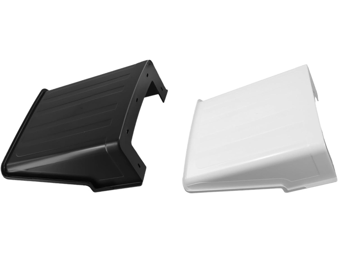 Juego De 2 Fundas Para Cámaras De Seguridad Exteriores, Protección Contra El Sol Y La Lluvia, Color Negro.