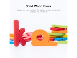 Juego De Palabras De Madera Montessori Juguete Educativo Stem Para Niños 3+