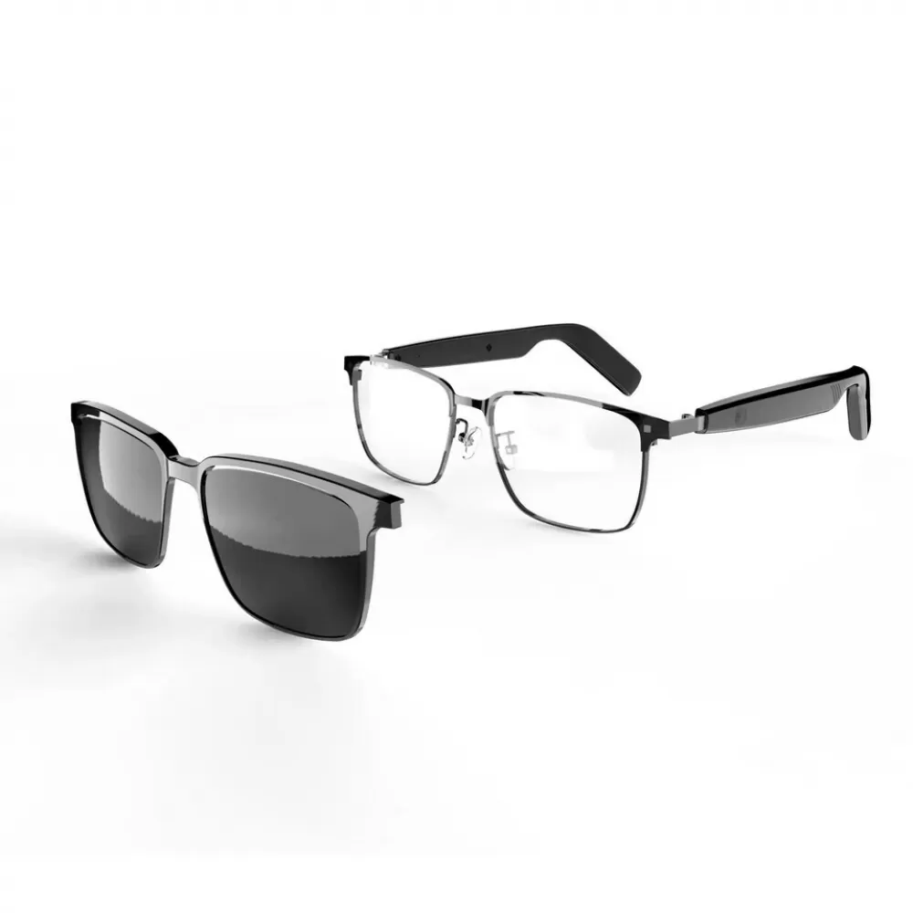Gafas Inteligentes Con Audio Estéreo De Alta Fidelidad, Micrófono Integrado Con Control Táctil Por Gestos, Asistente De Voz Y Diseño De Altavoz De Oíd