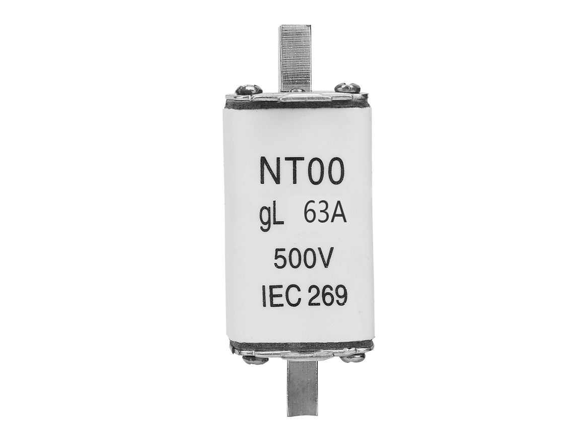 Fusible Cerámico De Contacto De Cuchilla Nt00 Rt16-00 500v 63a 25-150a