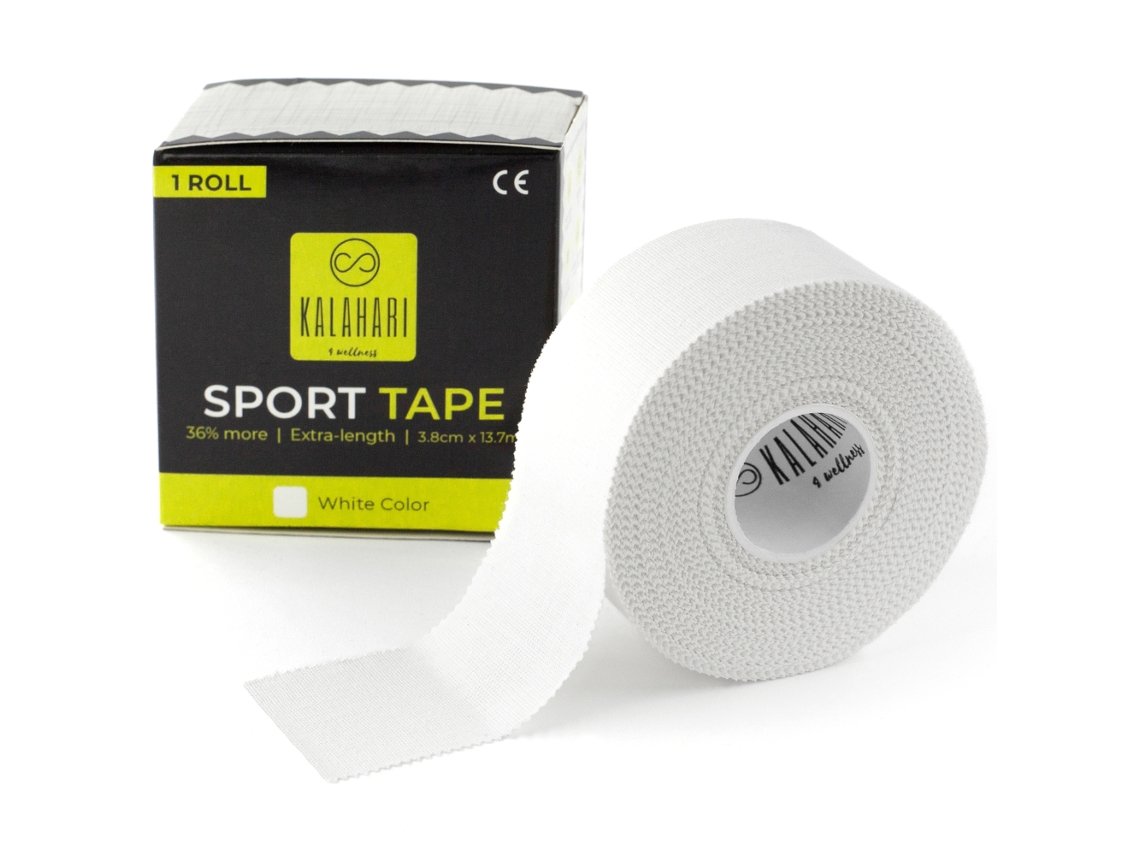 Kalahari 1 X Cinta Deportiva Blanca - Longitud Extra 3,8 Cm