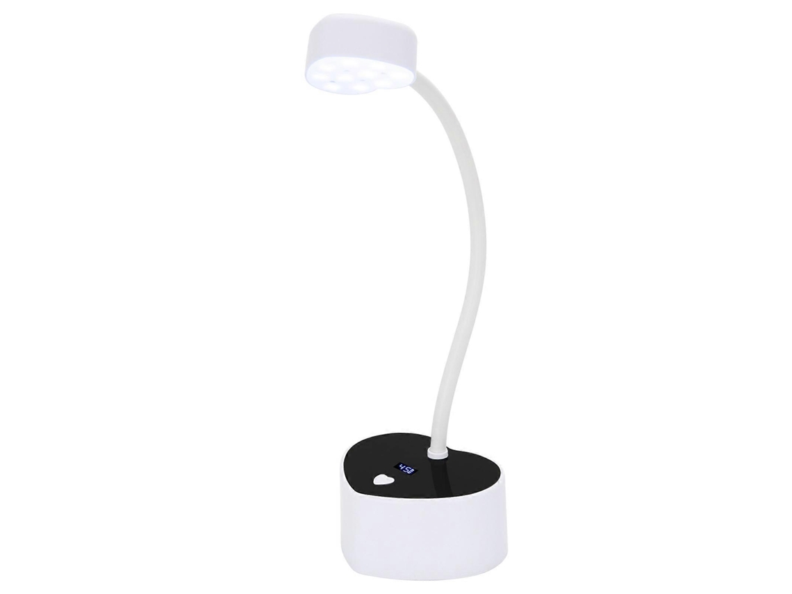 Lámpara de uñas pequeña para uñas de gel, recargable, flexible, UV, LED, para manicura, Ly Ebike