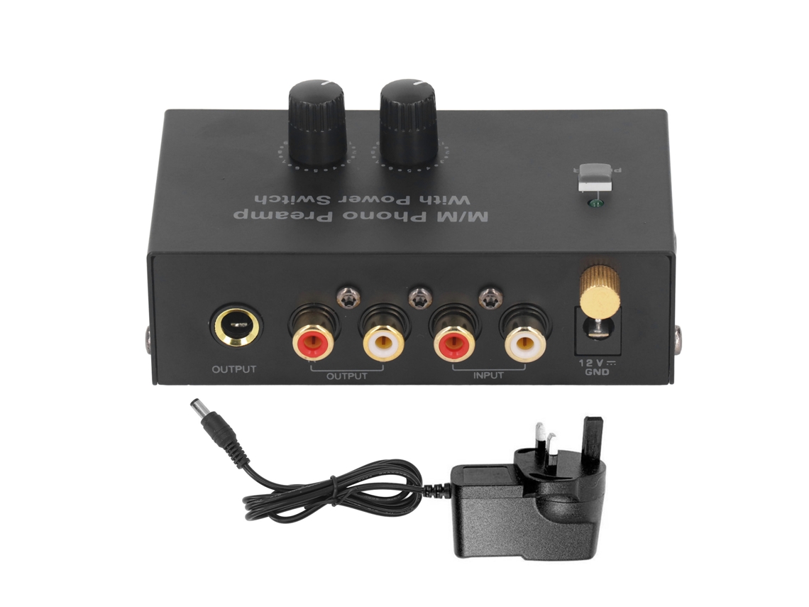 2026-preamplificador De Giradiscos Phono Turntable Pp500p Bajo Ruido Estéreo 100‑240v Plug Uk