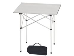 Mesa de camping plegable portátil Succebuy de aluminio, 700 mm (plateada)