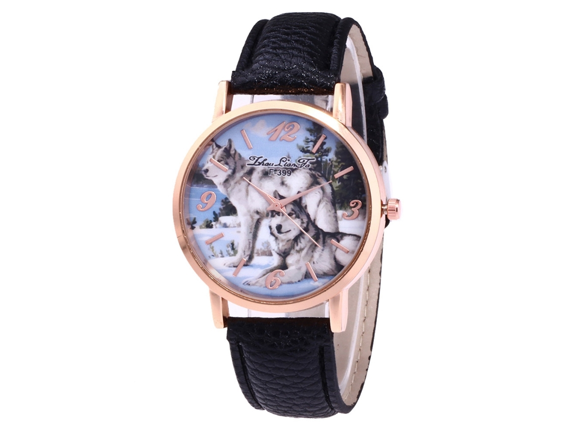 Reloj De Pulsera De Cuarzo Para Hombre Con Correa De Piel Sintética, Estilo Sencillo Y Esfera Redonda Negra.