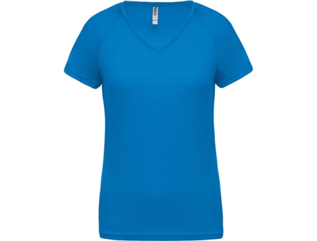 Camiseta de Mujer para Deporte PROACT Multideportes Poliéster Azul (2XL)