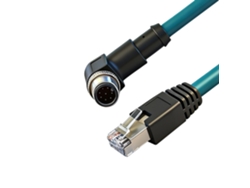 Cable De Código Rojo 8 Broches Para Rj45 Étanche Alta Flexibilidad Blindage Industriel Chaîne