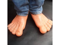 Zapatillas De Verano Para Hombre Y Mujer, Con Dedos Gigantes, Pantuflas De Simulación, Para La Playa, Interiores, Unisex, Svc
