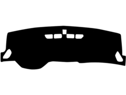 Alfombrilla Protectora De Microfibra Para El Salpicadero Del Chevrolet Trailblazer 2020-2024 (negro/rojo, Con