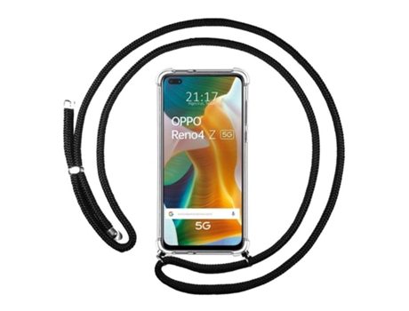 Carcasa Oppo Reno 4Z 5G TUMUNDOSMARTPHONE Colgante Negro