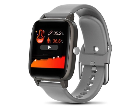 Smartwatch Monitor de frecuencia cardíaca y oxígeno en sangre Pantalla táctil a color HD a prueba de agua