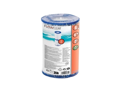 Cartuchos Para Filtros De Piscina No 58094 - Para Piscinas Y Lay-Z-Spa - Tamaño Ii Cantidad Por Paquete 2- BESTWAY